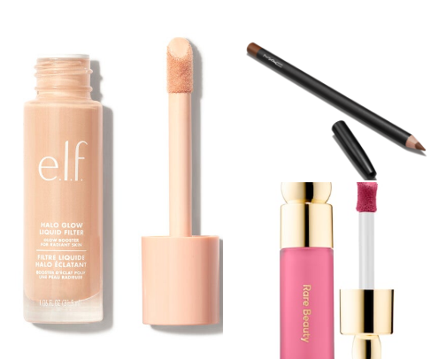 The best no makeup- makeup routine products: cover photo collage