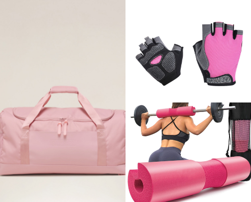 Gym essentials 🏋🏾‍♀️👟💞 cover photo collage