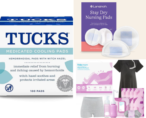 Postpartum Necessities cover photo collage