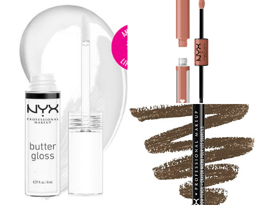NYX cosmetics cover photo collage
