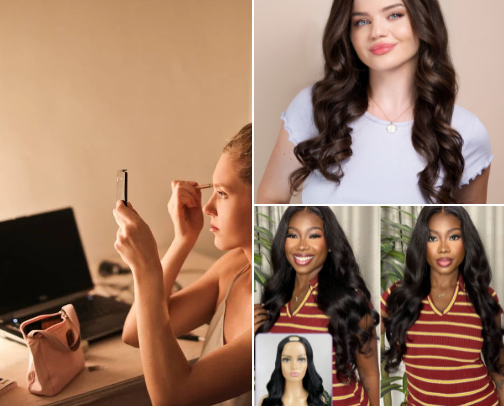 Makeup cover photo collage