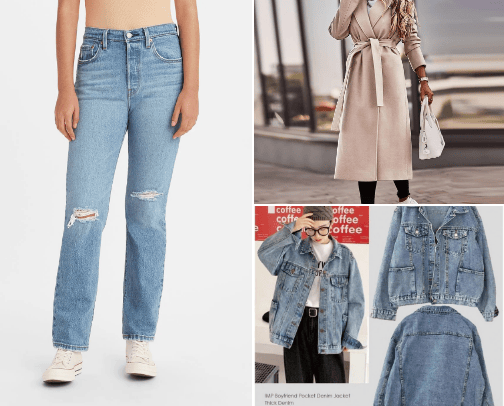 Levis cover photo collage