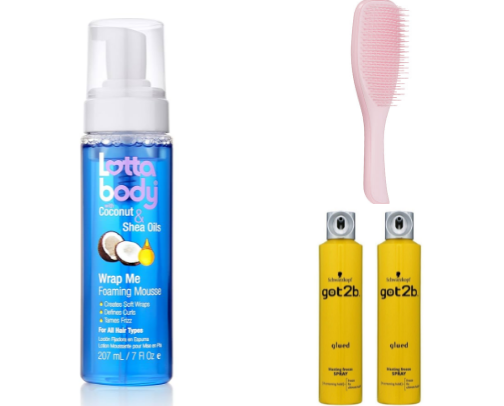 A hair routine for black girls! cover photo collage