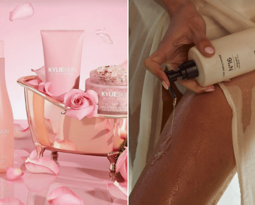 Body care cover photo collage