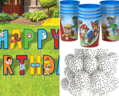 TODDLER BOY BIRTHDAY PARTY - PAW PATROL cover photo collage