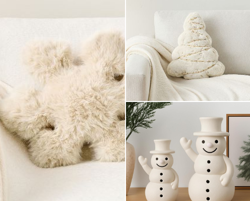 Winter season home decor❄️⛄️ cover photo collage