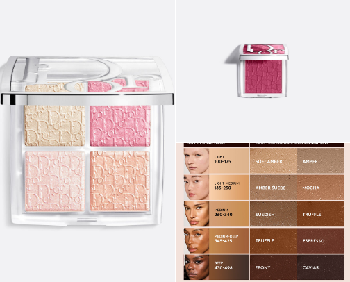 high end makeup cover photo collage