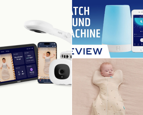 Newborn Sleep Essentials That Helped My Baby Sleep cover photo collage