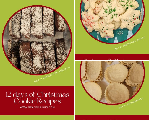 Christmas Cookie Recipes cover photo collage