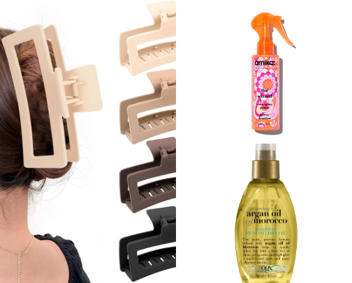 My favorite hair products/accessories cover photo collage
