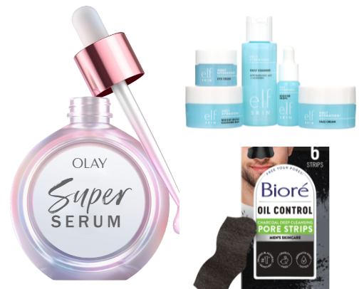 Glow Up: Must-Have Skincare Essentials cover photo collage