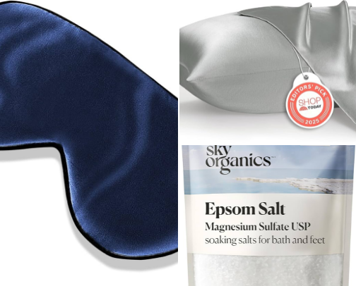 Best Sleep & Self-Care Products | Cozy Night Routine Favorites cover photo collage