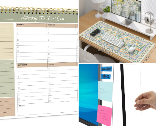 Desk job must haves from Amazon! cover photo collage