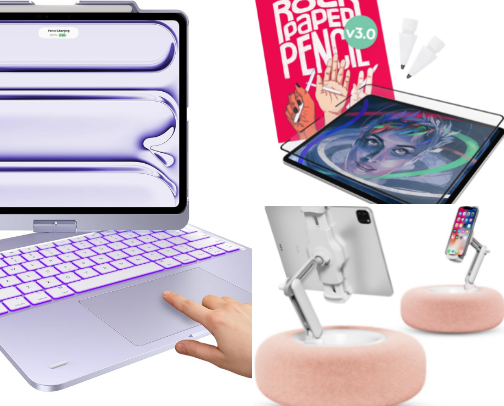 IPad Accessories cover photo collage