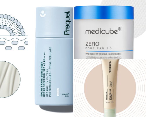 Skincare cover photo collage