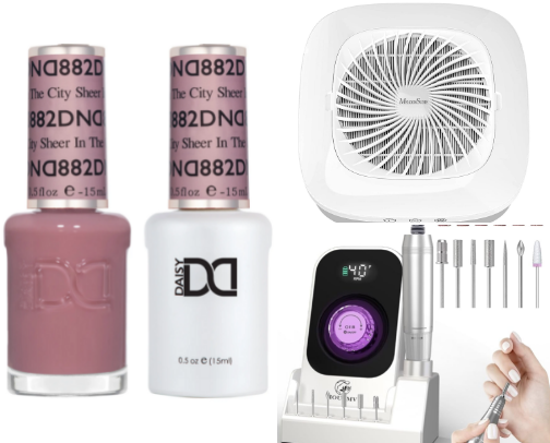 DIY Gel Nails cover photo collage