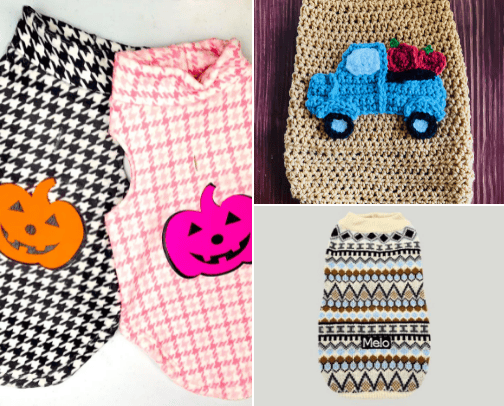Best Fall Sweaters for Dogs 🍂 cover photo collage