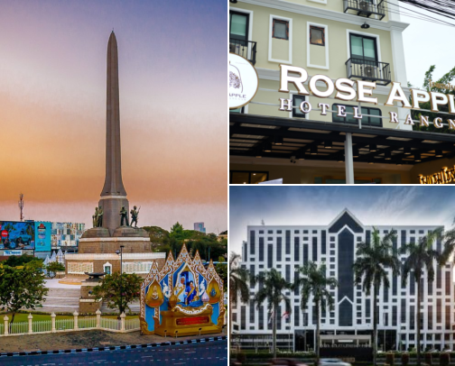 Great Hotels in Victory Monument, Bangkok, Thailand to Make Your Trip Easy cover photo collage