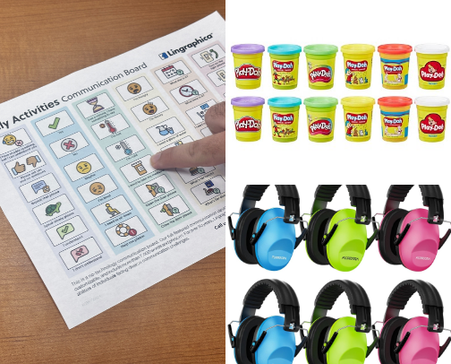 Disaster Relief for Neurodivergent kiddos cover photo collage
