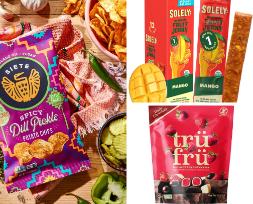 Drinks & snacks I always have in my fridge and pantry cover photo collage