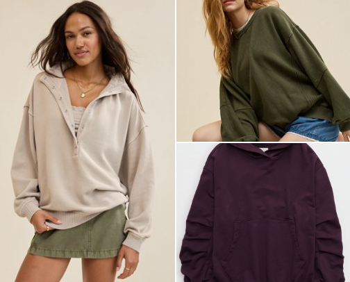 Favorite Aerie and A&E Sweaters cover photo collage