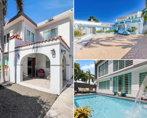 11 VRBOs in San Juan, PR to host an EPIC bachelorette, birthday or girls trip 🇵🇷🏝️ cover photo collage
