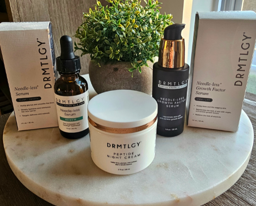 DRMTLGY Skincare Favorites cover photo collage