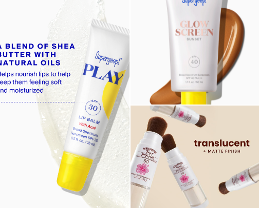 Sunscreen for future smooth skin!! cover photo collage