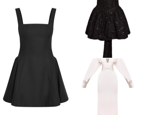 NYE party outfits cover photo collage