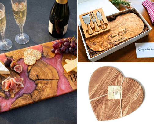 16 Olive Wood Cutting Boards That Look Like Art cover photo collage