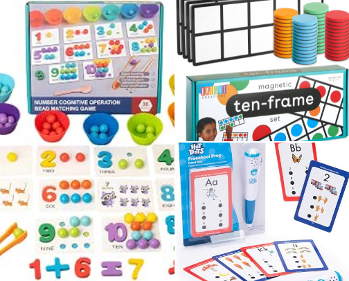 ScreenFree - Homeschool Pre K & Kindergarden cover photo collage
