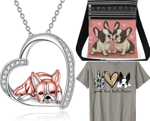 Boston Terrier Lovers represent cover photo collage
