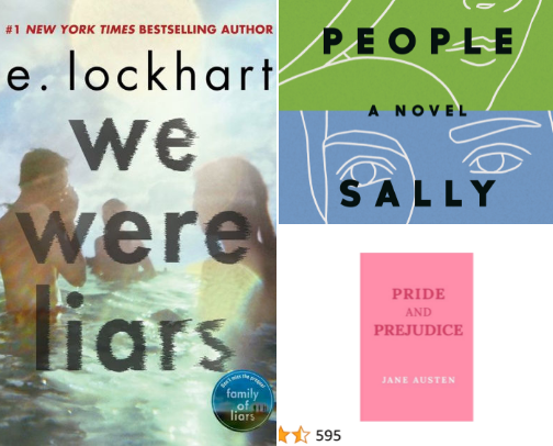 My favorite book recs cover photo collage