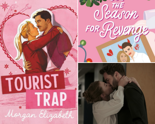 Read Now - Tourist Trap: A Grumpy Sunshine, Ex's Older Brother Romance beachy TBR cover photo collage
