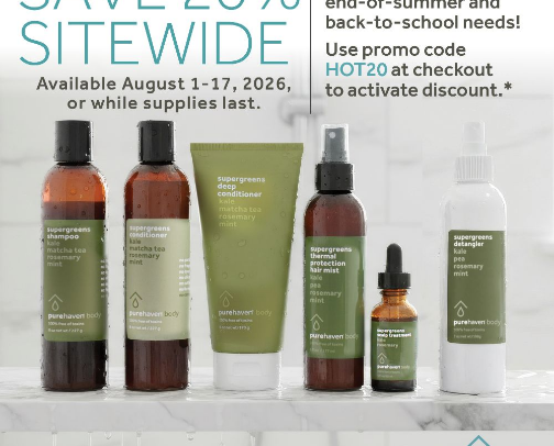 Non-toxic hair care cover photo collage