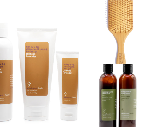 Non-toxic hair care cover photo collage