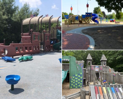 Best Northern North Shore MA Playgrounds cover photo collage