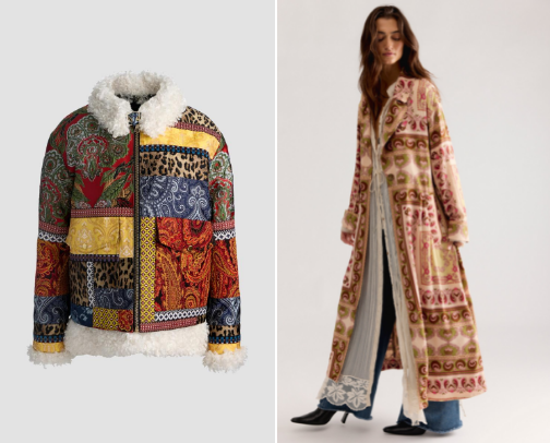 Subversive Boho Grunge Outfits: Textured Coats, Barrel Jeans & Archive Gloves cover photo collage
