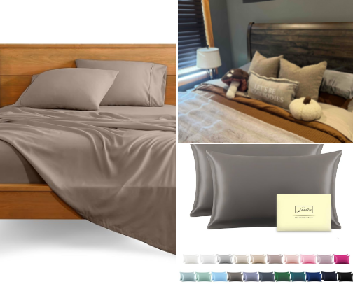 Bedroom cozies 🤎 cover photo collage