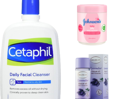 Low maintenance Face Care products that I use. cover photo collage