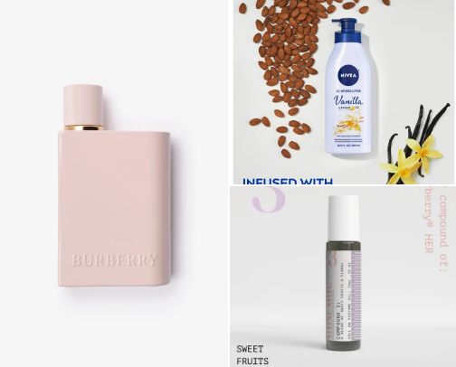 Perfume, Bath and Body (works) cover photo collage