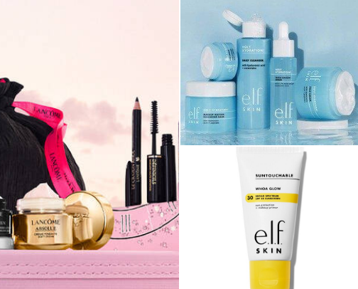 Skincare and beauty products for my favourite beauties cover photo collage