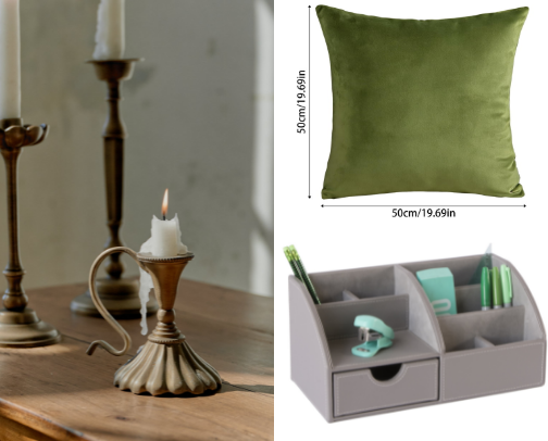 Dark Academia & Vintage Home Decor cover photo collage