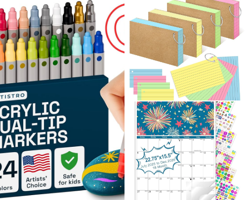 School Supplies I love cover photo collage