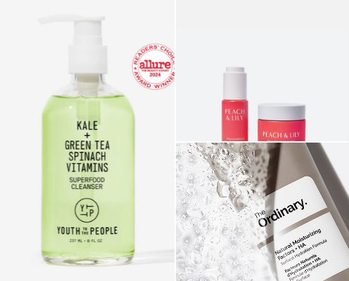 Commuters Girls Simple Morning Skincare and Makeup Routine cover photo collage