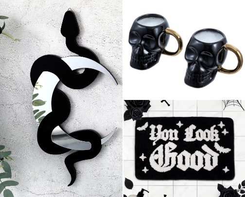 Dark Home Decor cover photo collage