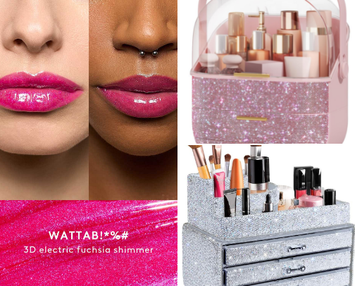 Beauty Cosmetics And Decor Cosmetic Organizers cover photo collage