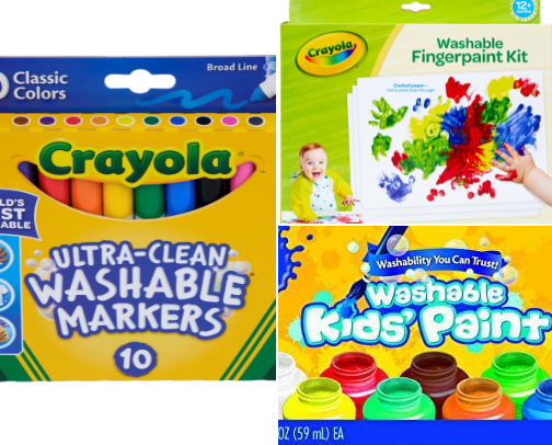Toddler-Approved Washable Art Supplies cover photo collage