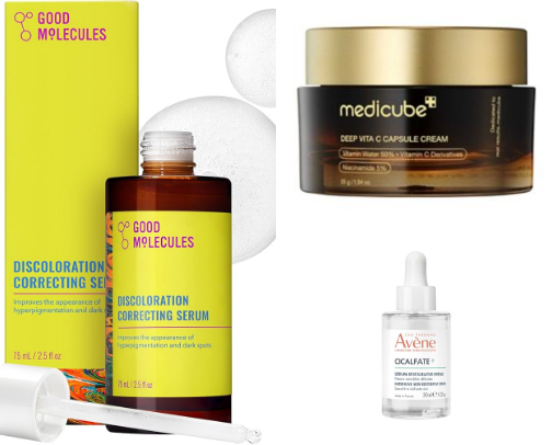 Acne-Scar fading routine cover photo collage