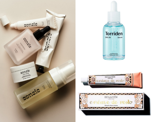 Natural skin care cover photo collage